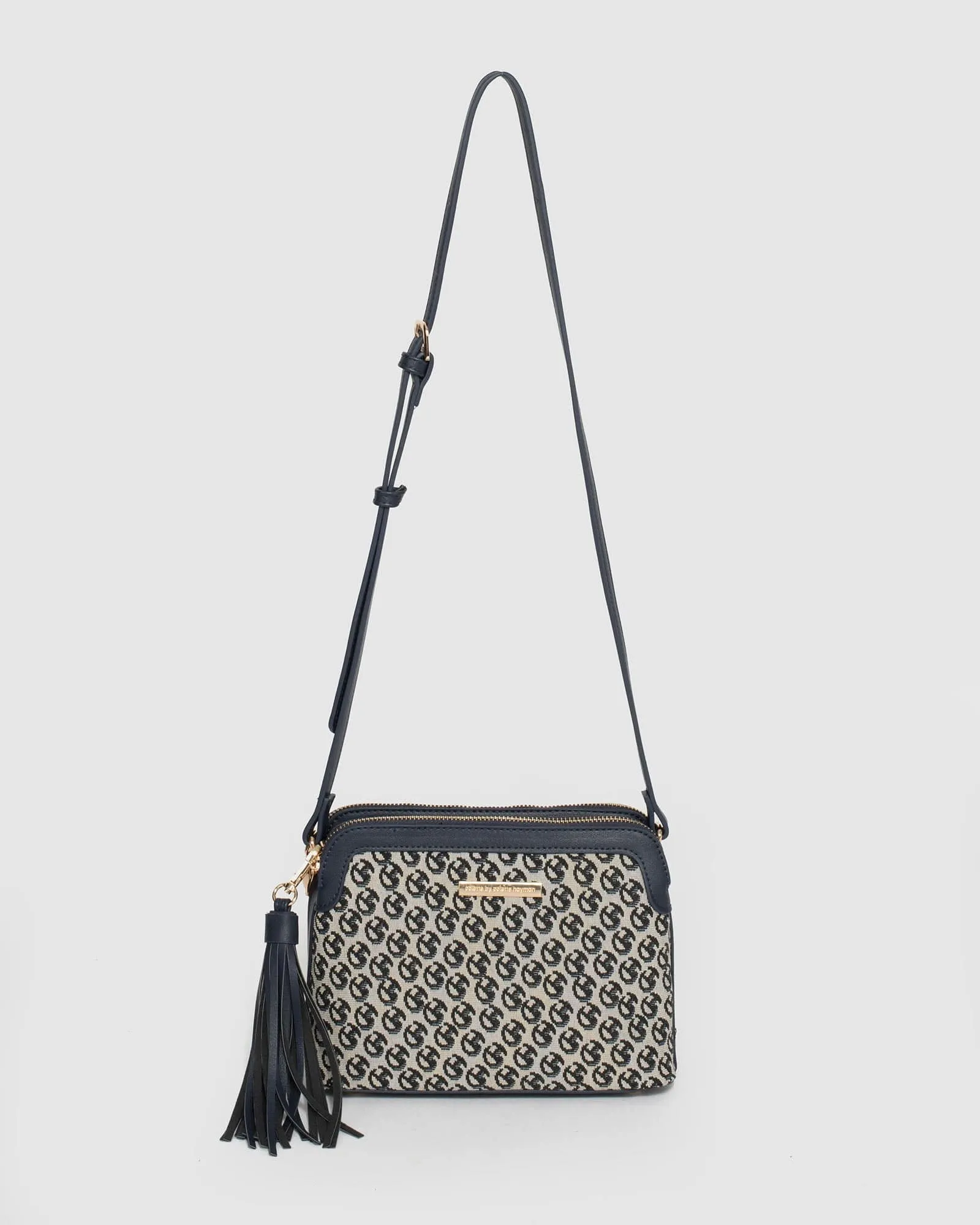 Print Joanna Tassel Crossbody Bag