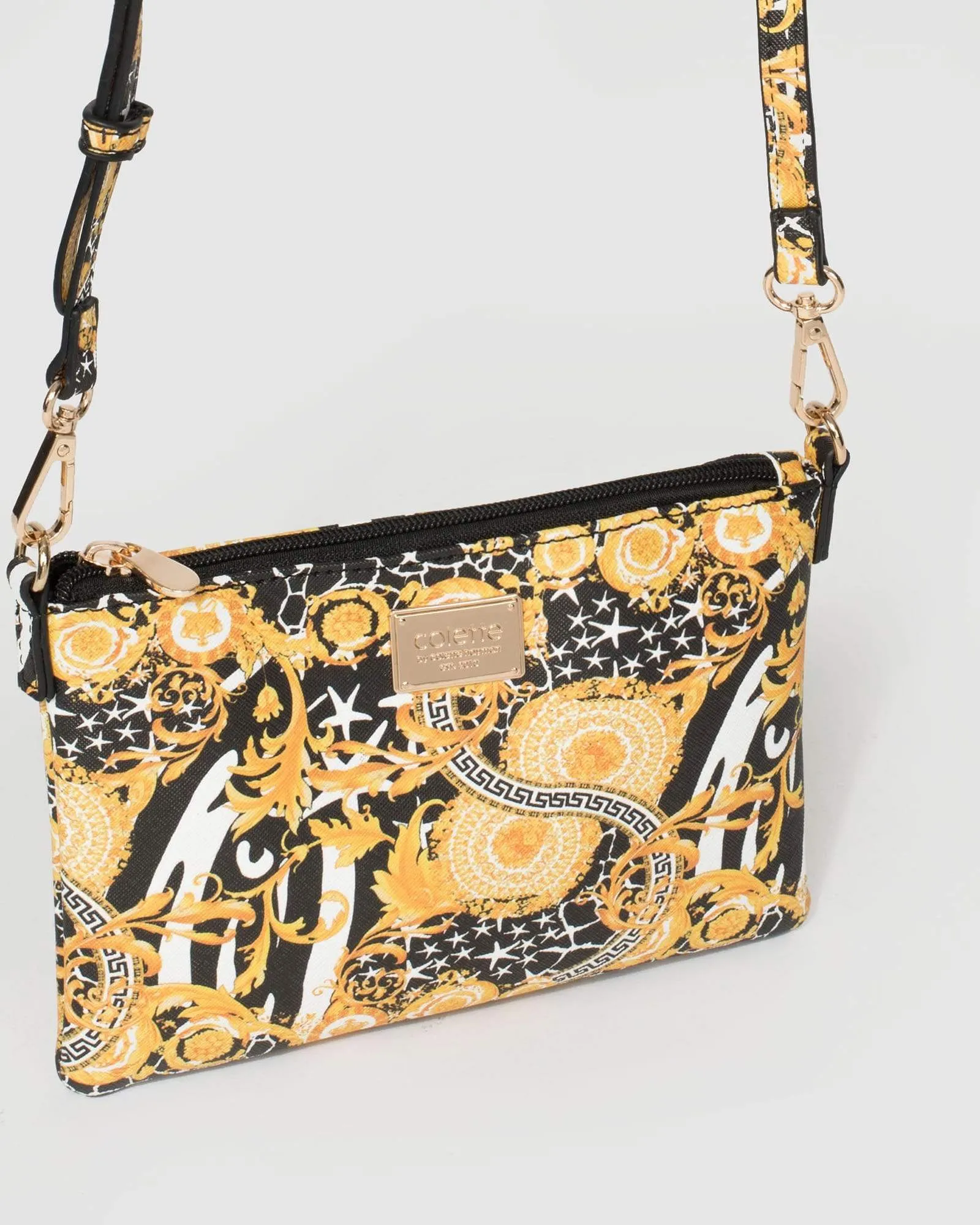 Print Peta  Strap Crossbody Bag