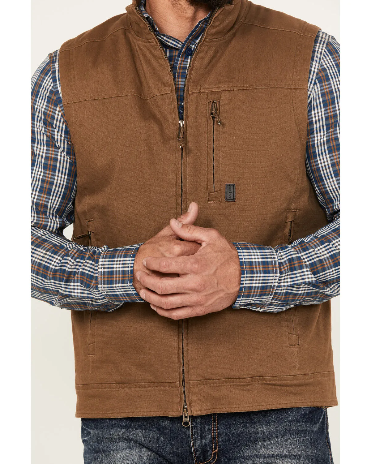 Product Name:  Brothers and Sons Men's Clay Zipper Vest