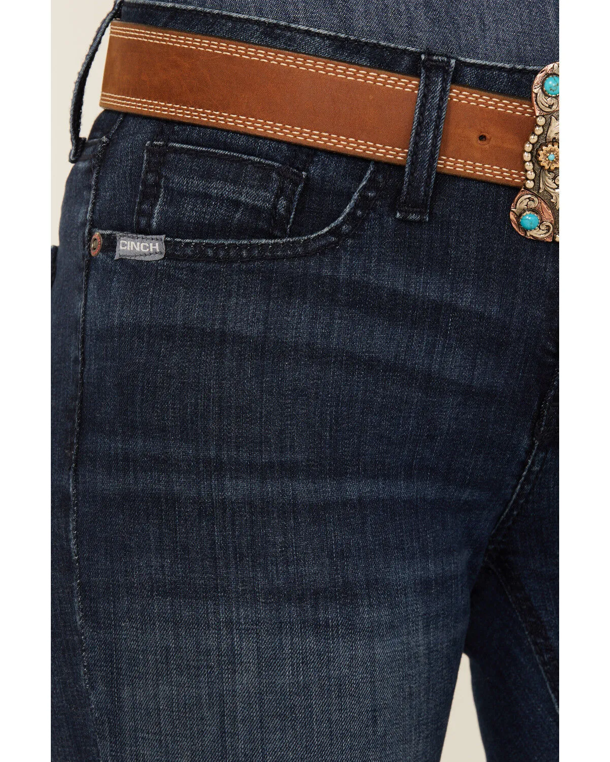 Product Name:  Cinch Women's Lynden Dark Wash Trouser Slim Fit Stretch Denim Jeans