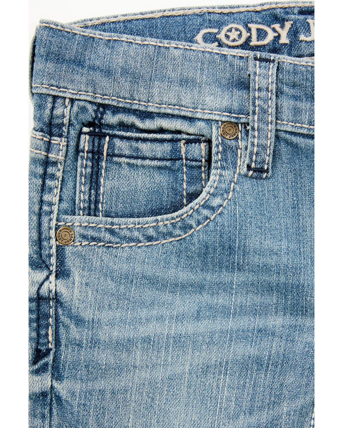 Product Name:  Cody James Toddler-Boys' Crupper Light Wash Mid Rise Stretch Slim Straight Jeans