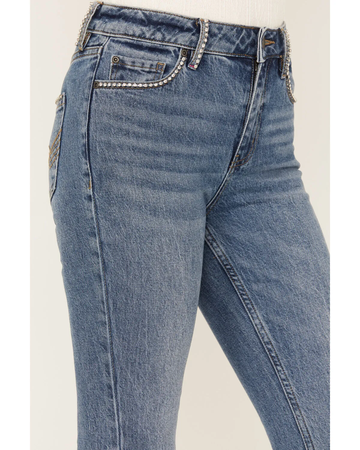 Product Name:  Idyllwind Women's Foxwood High Risin' Rhinestone Flare Jeans