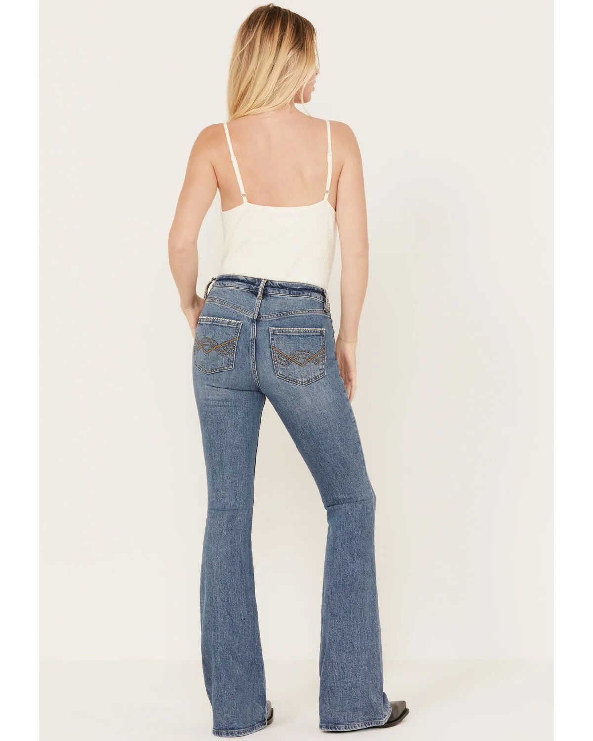 Product Name:  Idyllwind Women's Foxwood High Risin' Rhinestone Flare Jeans