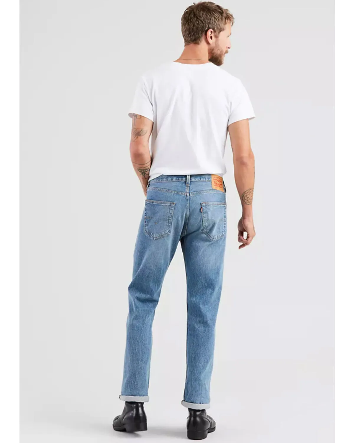 Product Name:  Levi's Men's 501 The Ben Light Regular Straight Leg Jeans