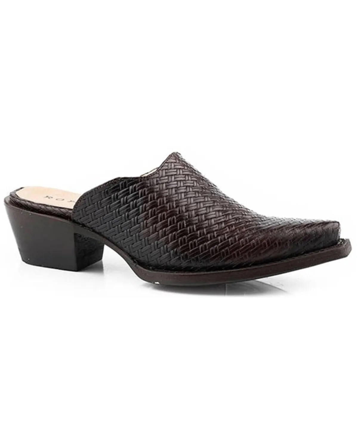 Product Name:  Roper Women's Mary Basketweave Embossed Mules - Snip Toe