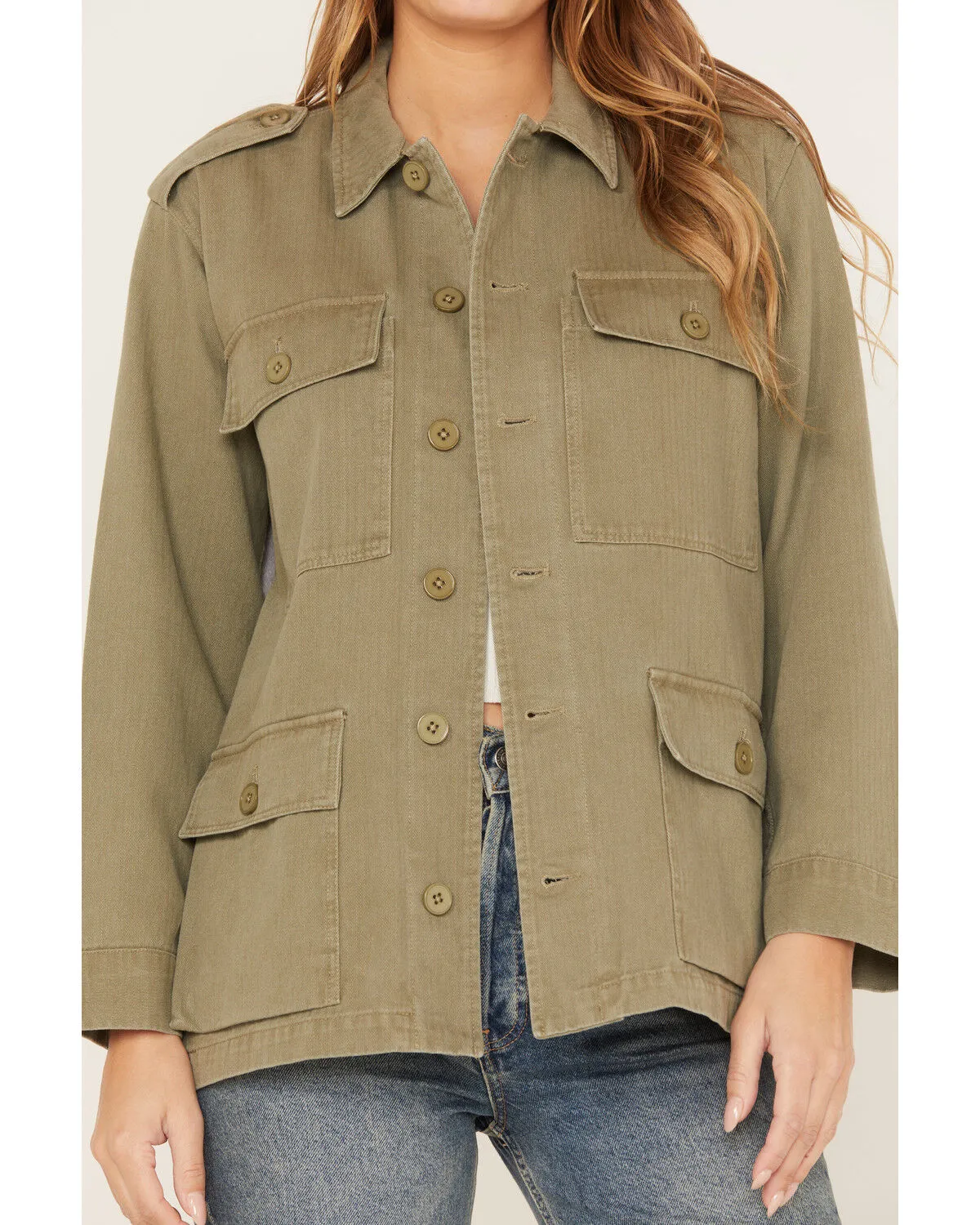 Product Name:  Wild Moss Women's Knit Back Western Jacket