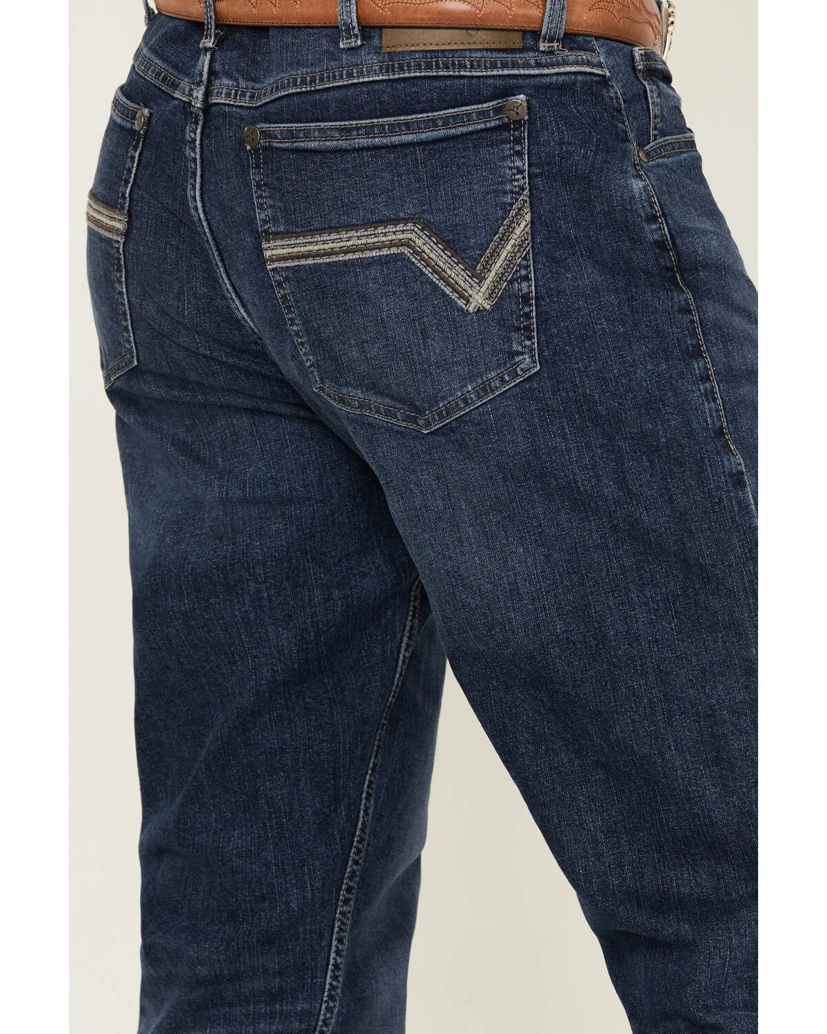 Product Name:  Wrangler 20X Men's Warren Medium Wash Slim Straight Stretch Denim Jeans