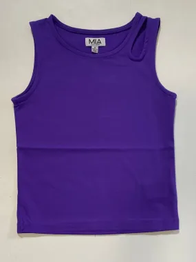 Purple Keyhole Tank