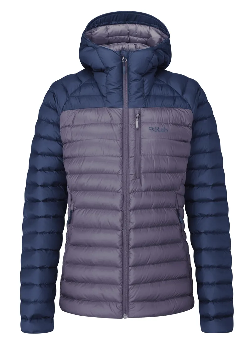 Rab Womens Microlight Alpine Jacket Patriot Blue/Purple Sage