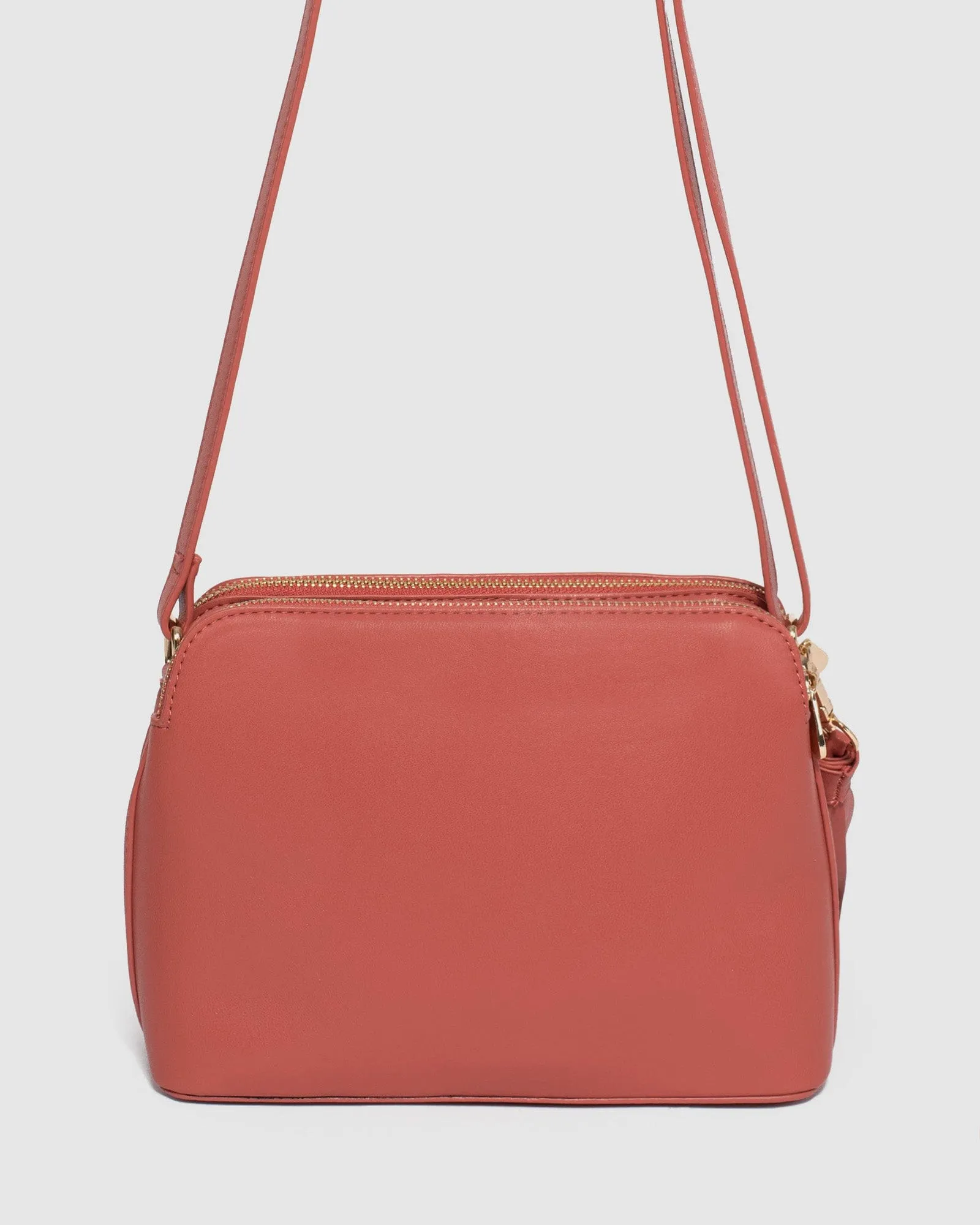 Red Joanna Quilt Crossbody Bag