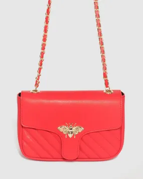 Red Maeve Bee Crossbody Bag