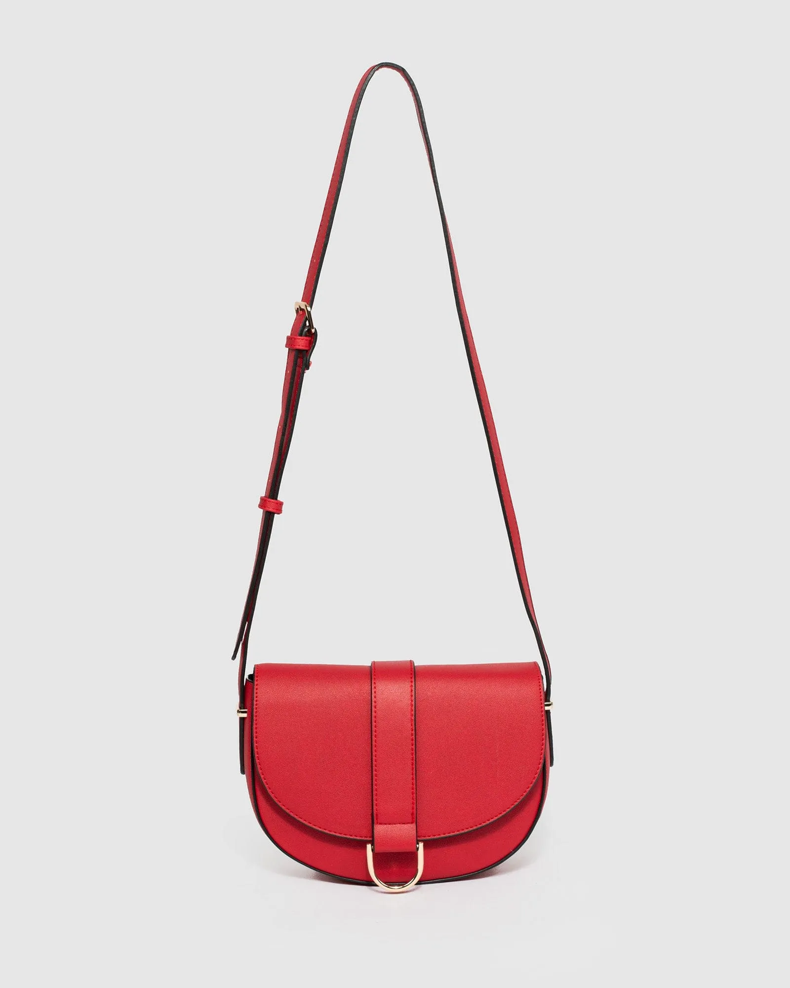 Red Rajani Crossbody Bag