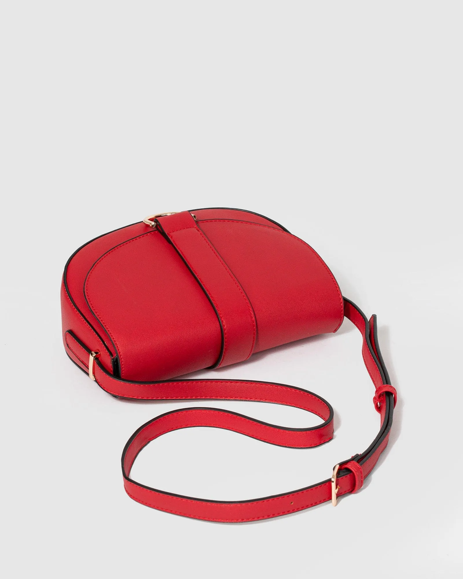 Red Rajani Crossbody Bag