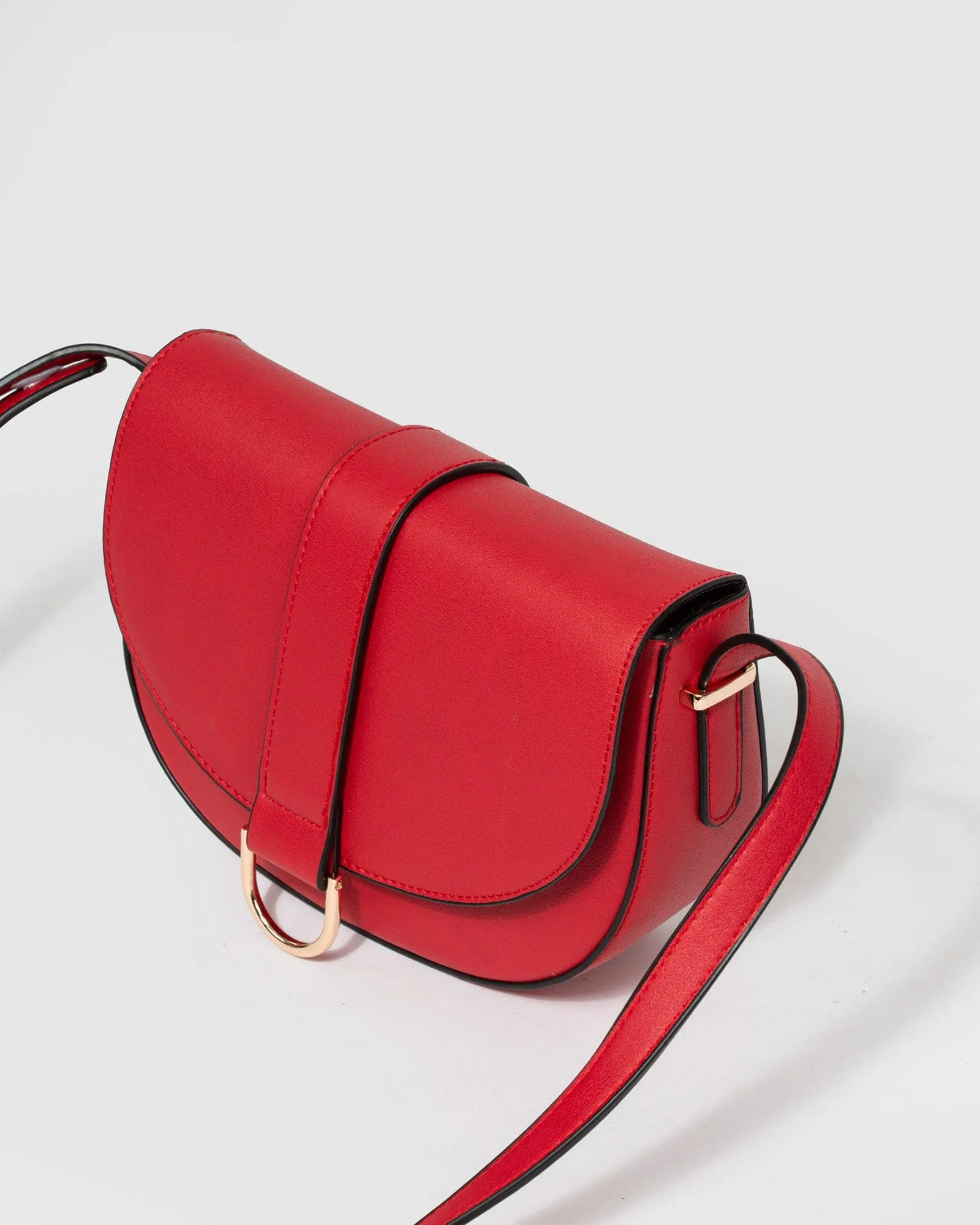 Red Rajani Crossbody Bag