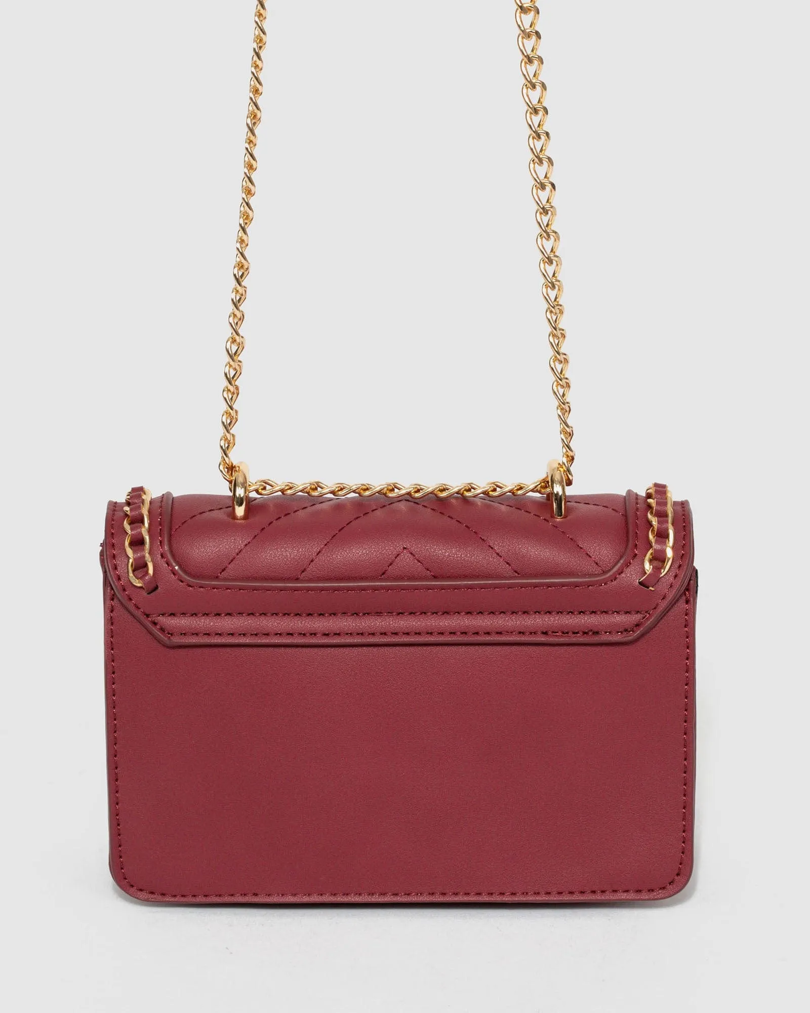 Red Ranillda Chain Crossbody Bag