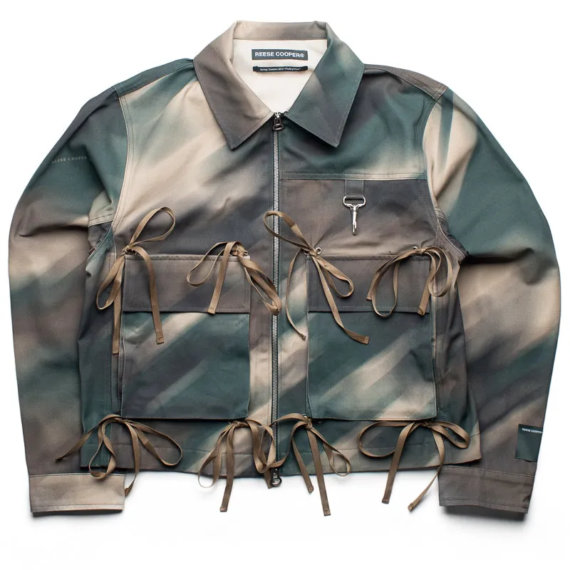 Reese Cooper Modular Pocket Cotton Twill Work Jacket - Blurred Camo