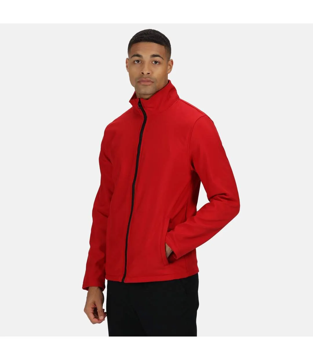 Regatta Standout Mens Ablaze Printable Soft Shell Jacket (Classic Red/Black) - UTPC3322