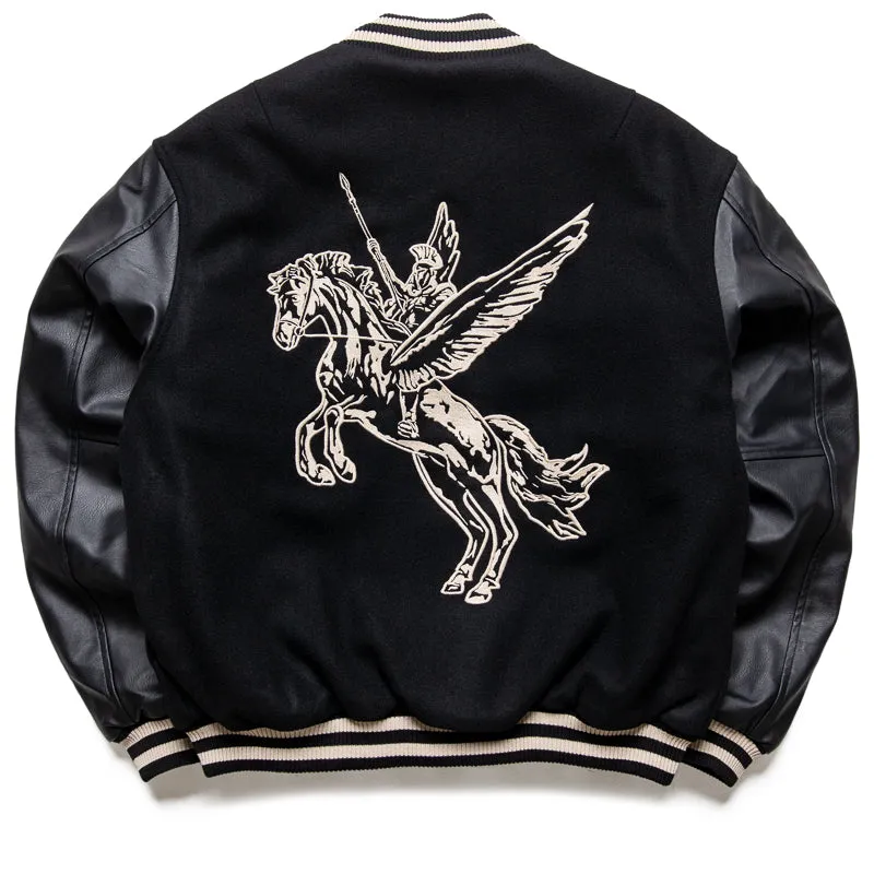 Represent Mascot Wool Varsity Jacket - Jet Black