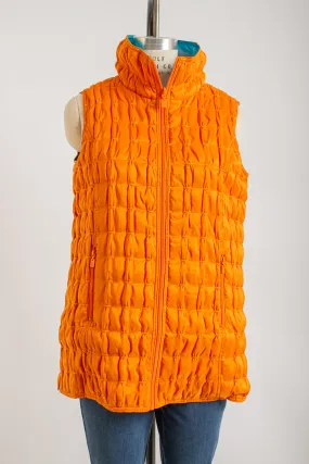 Reversible Quilted Zip Vest