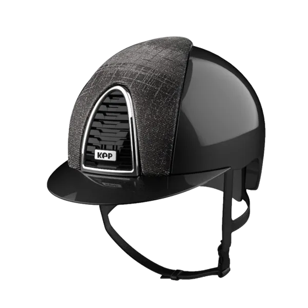 Riding Helmet Cromo 2.0 Shine Black - Galassia Front by KEP