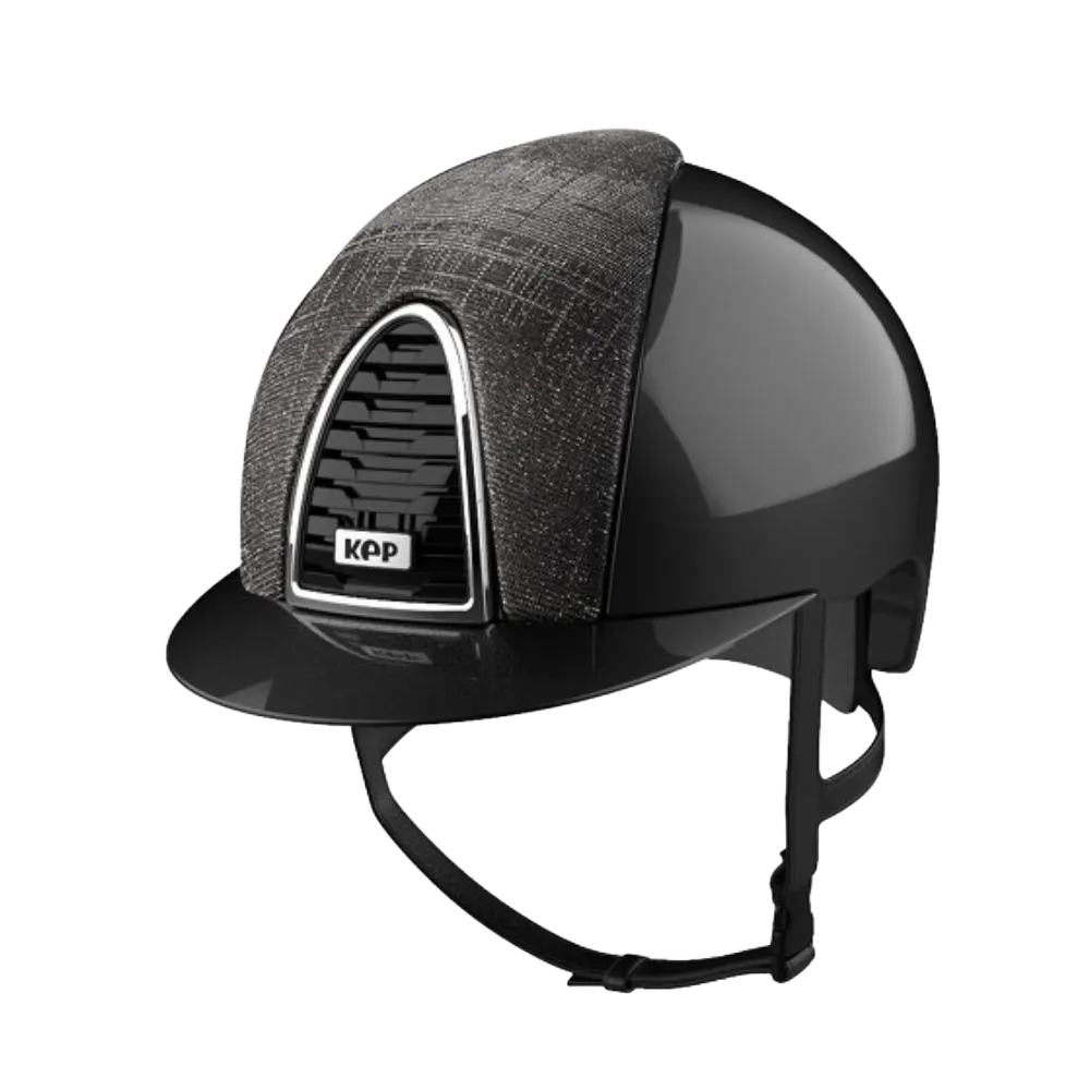 Riding Helmet Cromo 2.0 Shine Black - Galassia Front by KEP