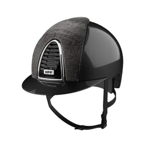 Riding Helmet Cromo 2.0 Shine Black - Galassia Front by KEP