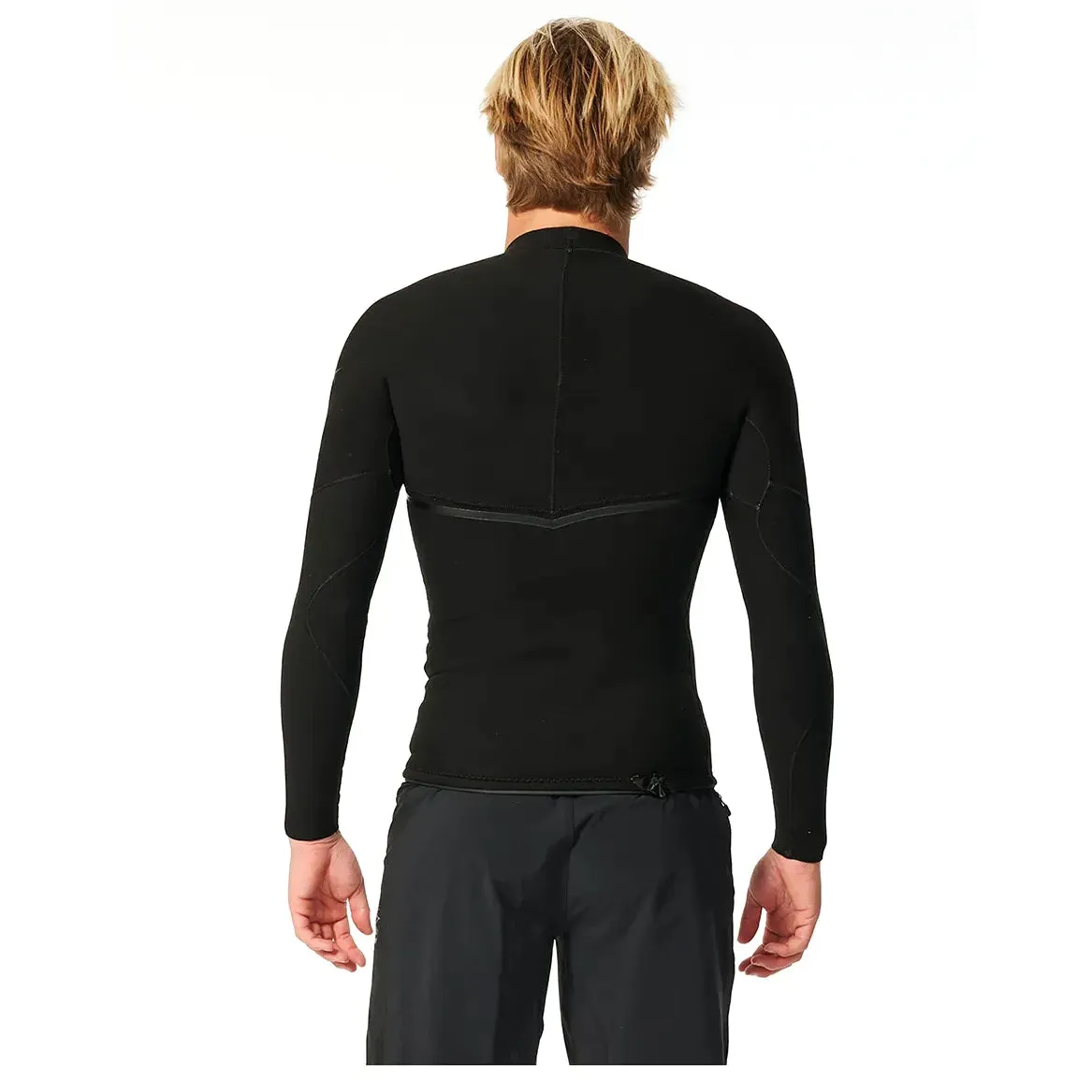 Rip Curl E Bomb 1.5mm Long Sleeve Wetsuit Jacket - Black - 2024