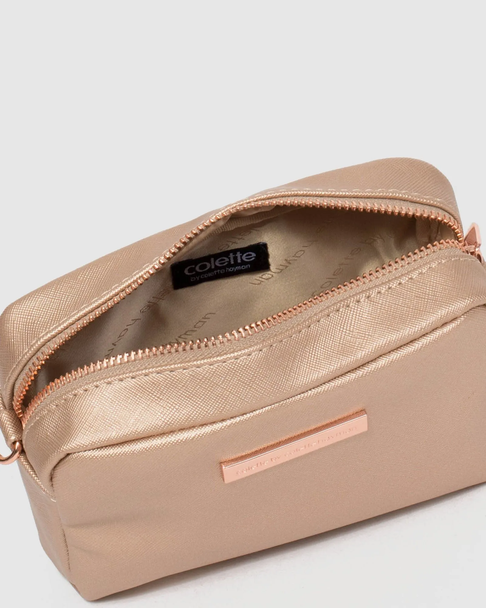 Rose Gold Crossbody Bag