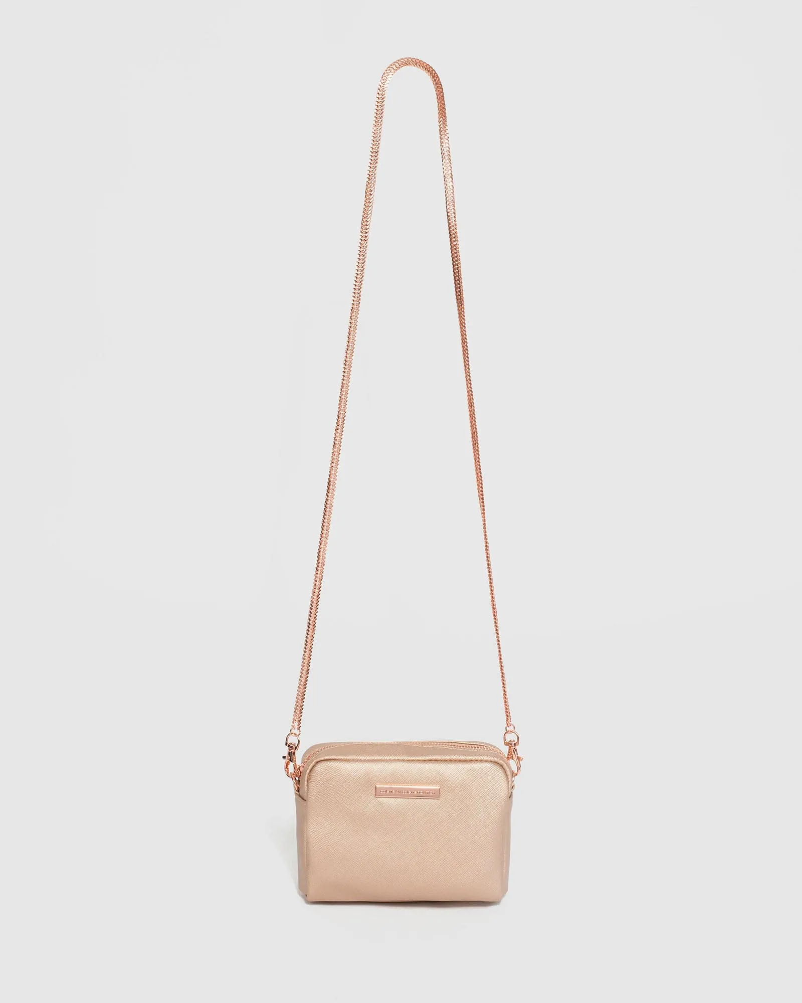 Rose Gold Crossbody Bag