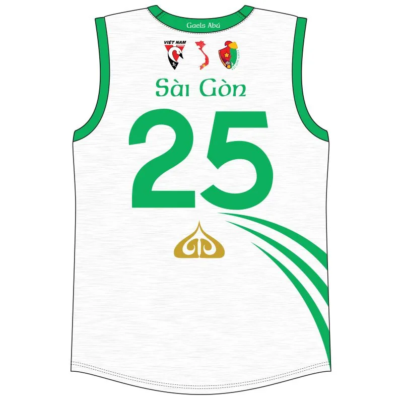 Saigon Gaels Women's Fit GAA Vest (2019) (White)