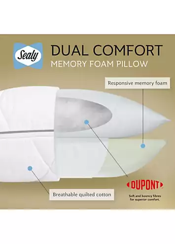 Sealy Dual Comfort Memory Foam Pillow | Kaleidoscope