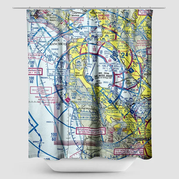 SFO Sectional - Shower Curtain