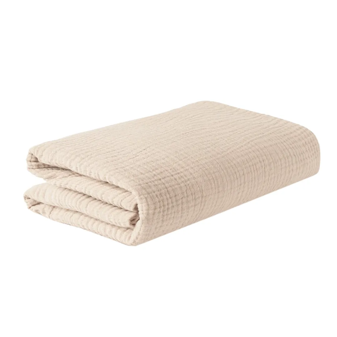 Simmons Deluxe Muslin Blanket - Beige  - Clement