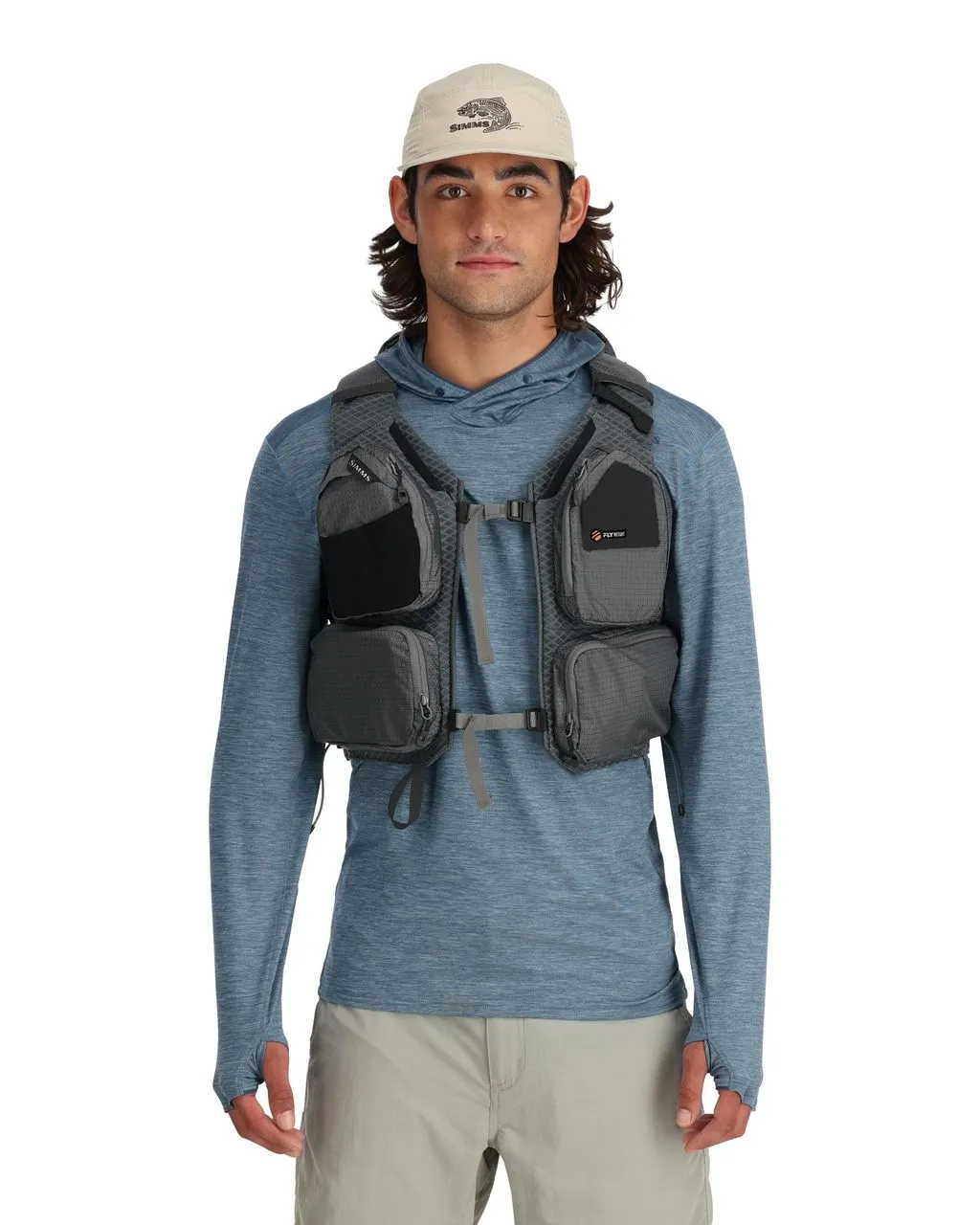 Simms Flyweight Vest Pack Smoke