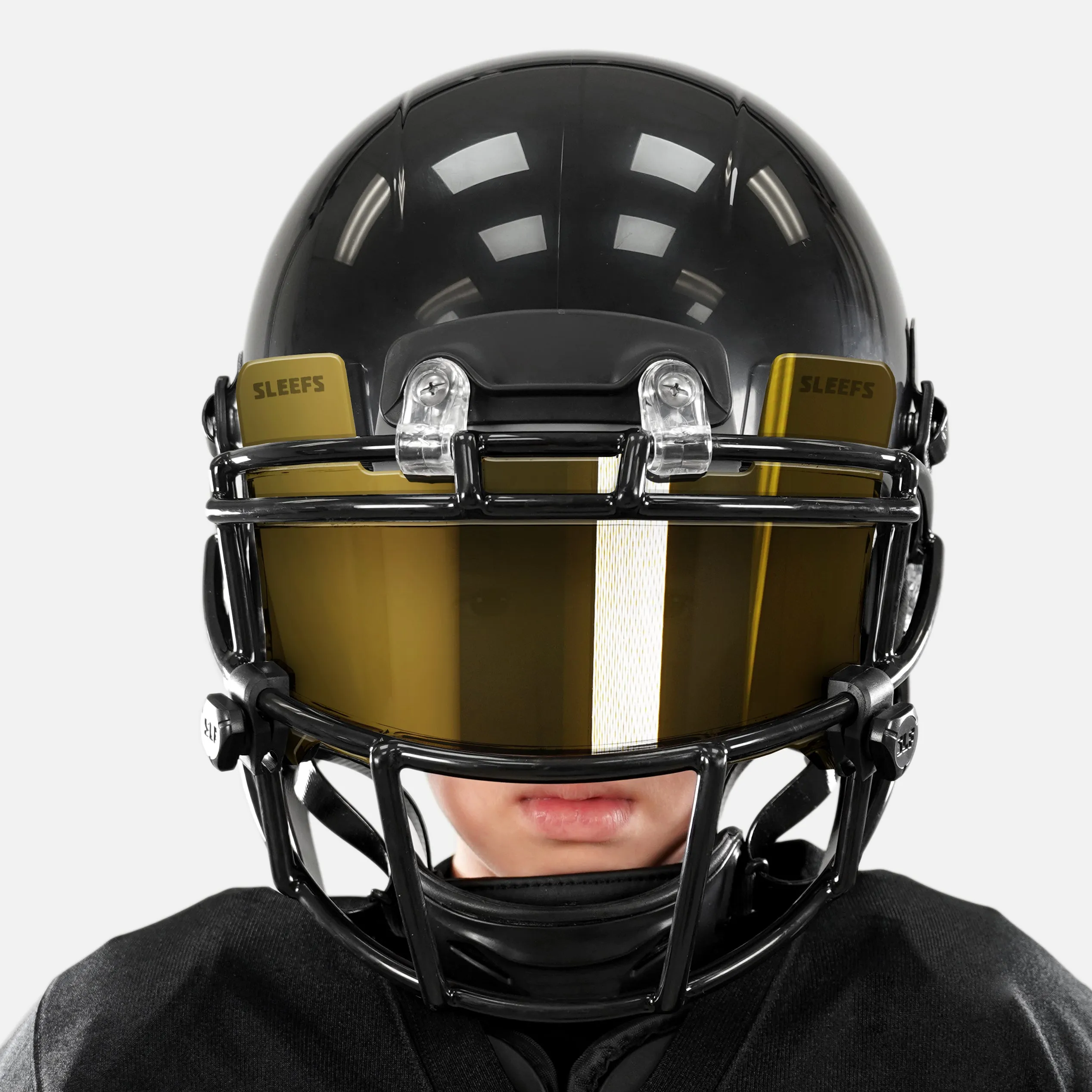 Smokey Gold Helmet Eye-Shield Color Tinted Visor for Kids