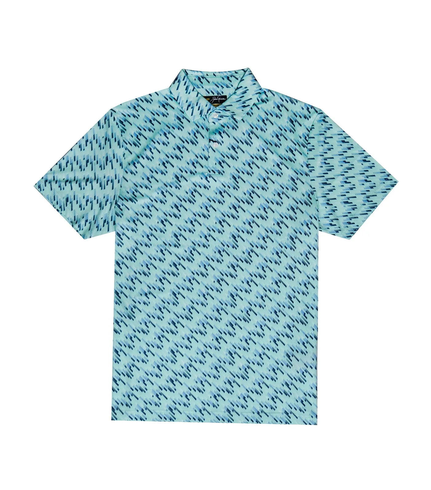 Storm Print Polo Sea Front