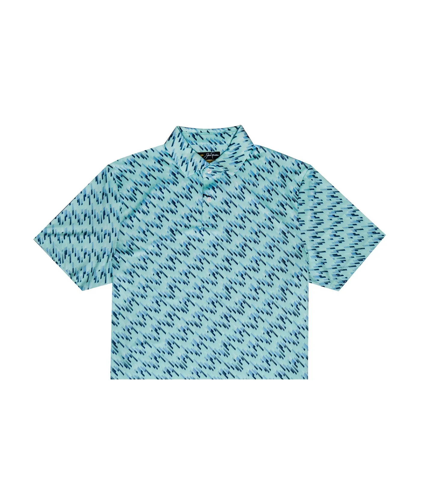 Storm Print Polo Sea Front