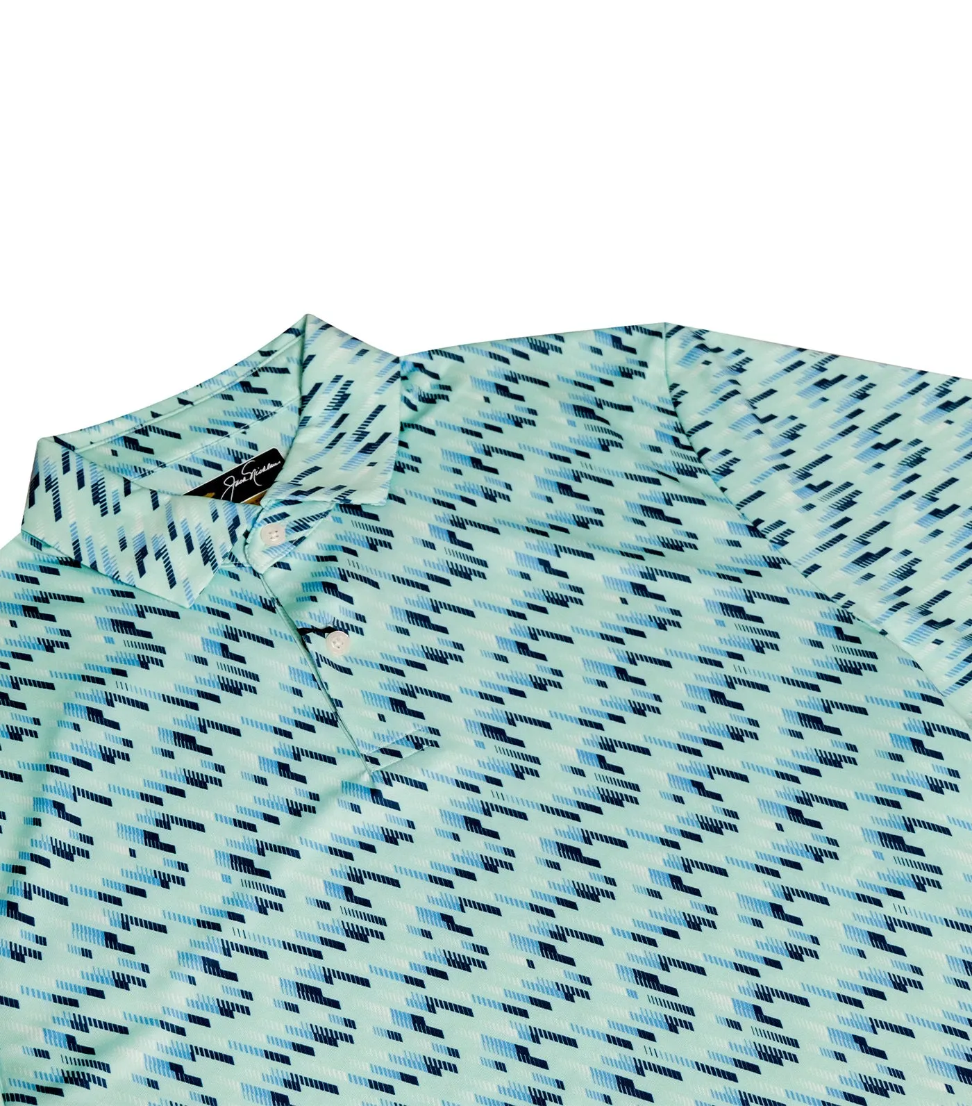 Storm Print Polo Sea Front