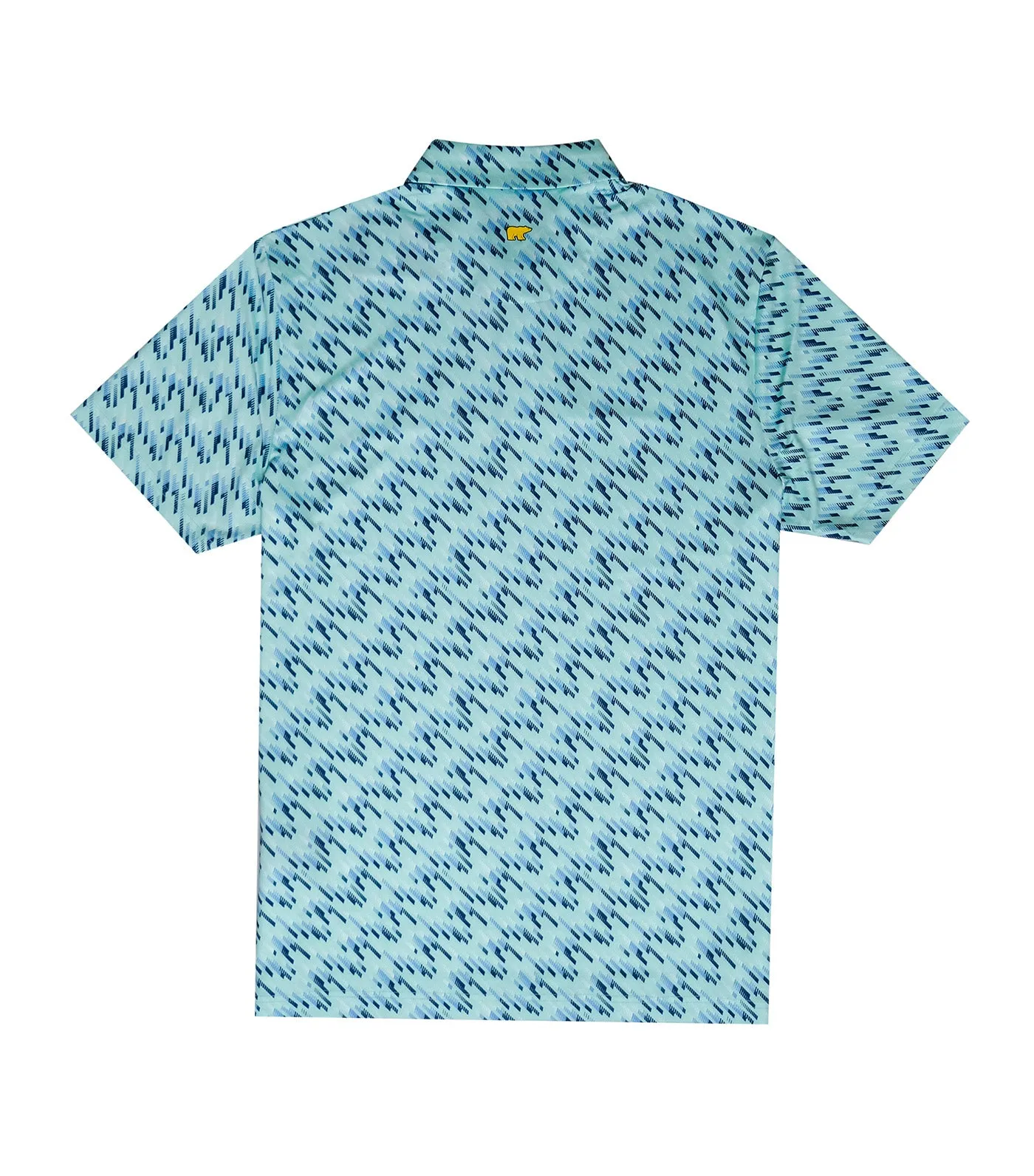 Storm Print Polo Sea Front