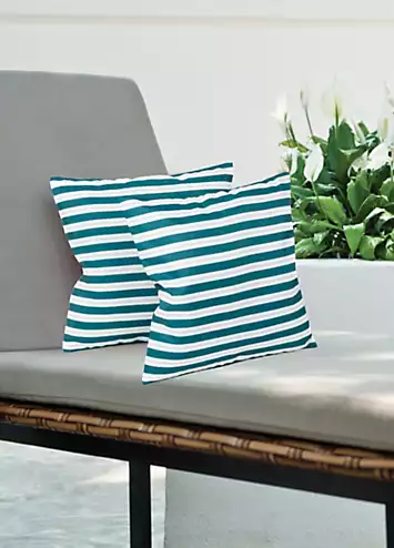 Streetwize Pair of Stripe Cushions | Kaleidoscope