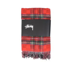 Stussy Double Faced Stadium Blanket Red 138619