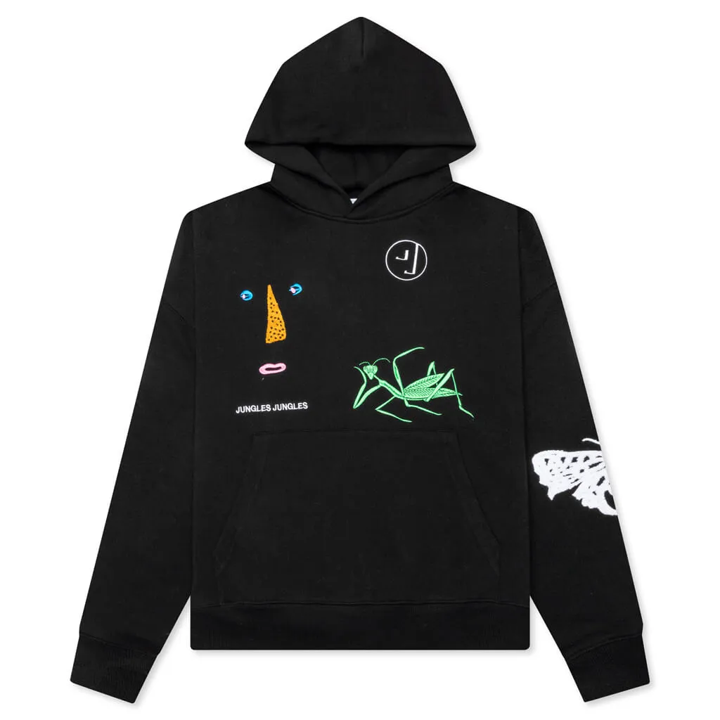 Symbols Chenille Hoodie - Black