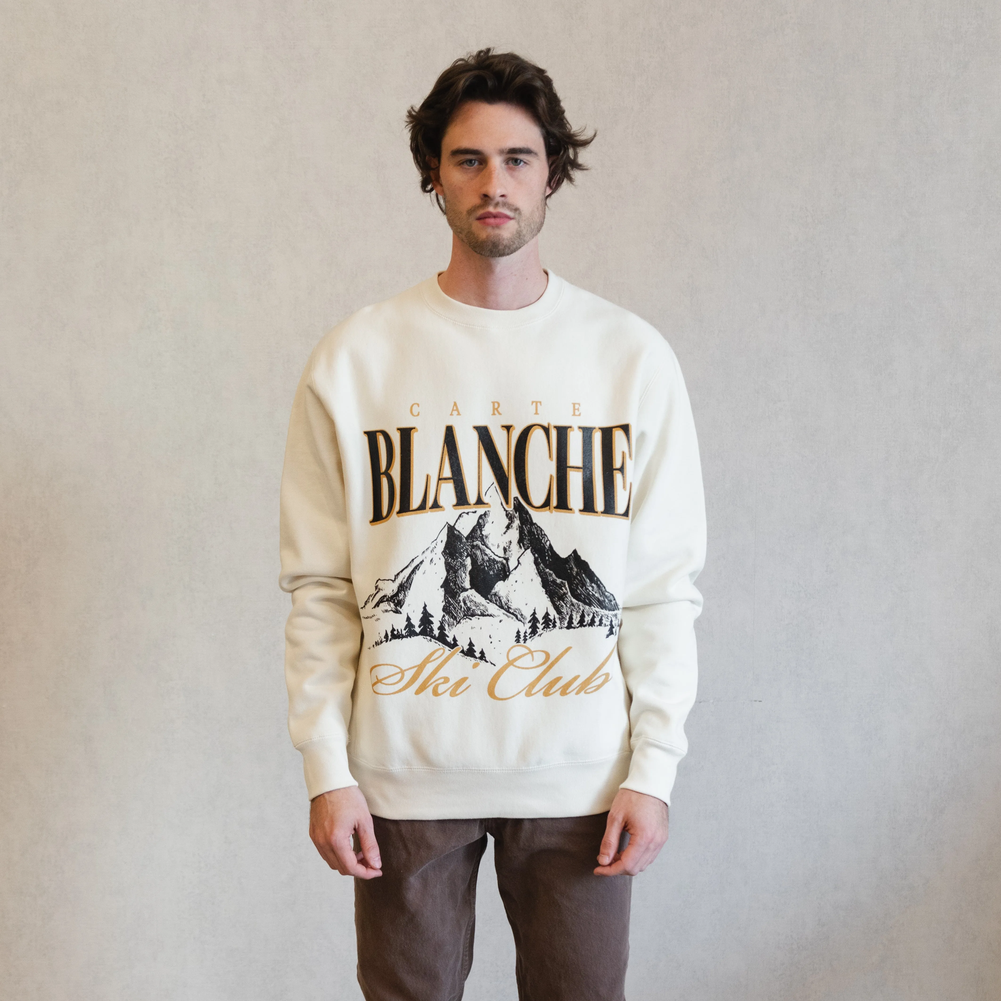 The Ski Club Sweater // Bone