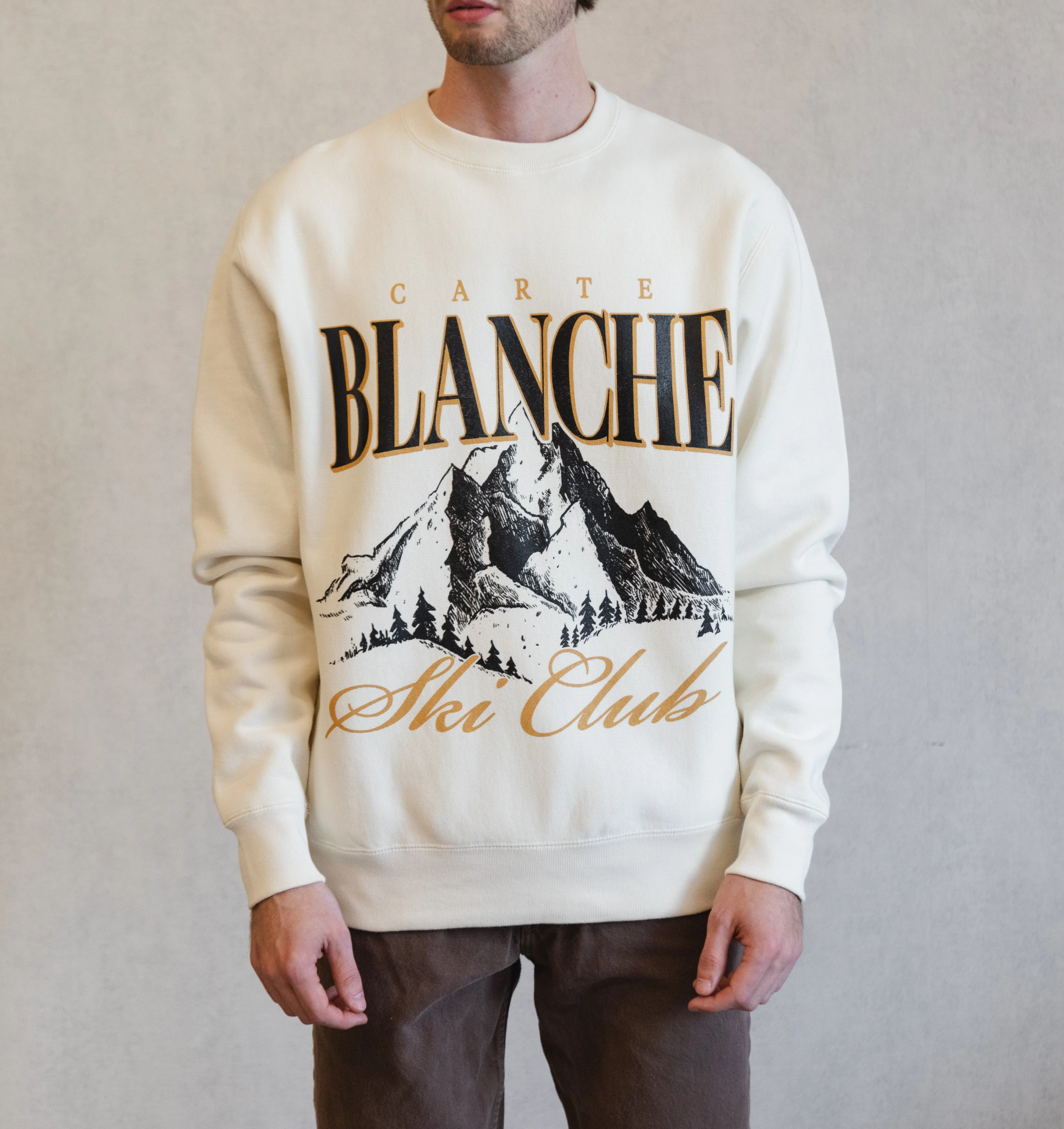 The Ski Club Sweater // Bone