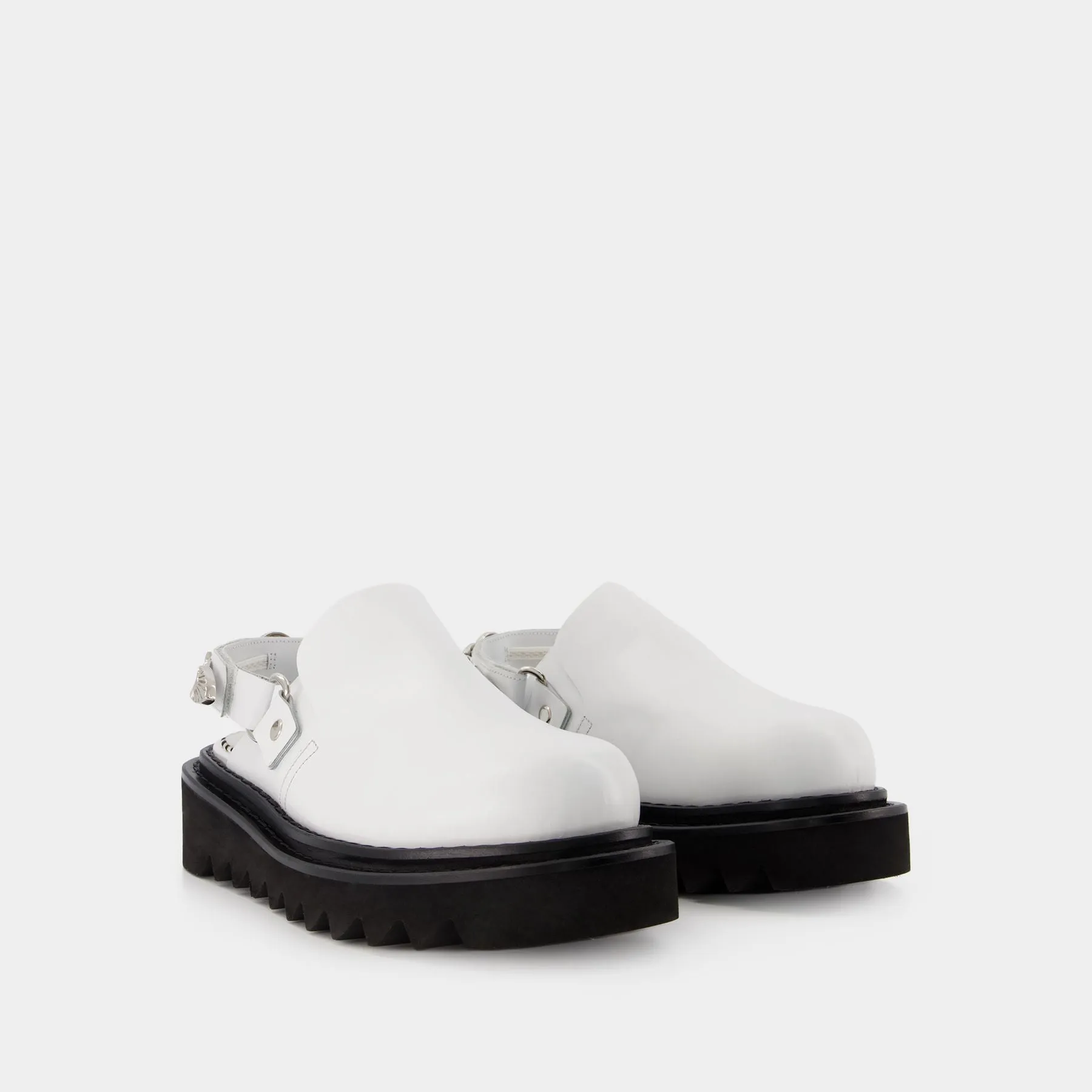 Toga Pulla  Aj1239 Mules - Toga Pulla - White - Leather