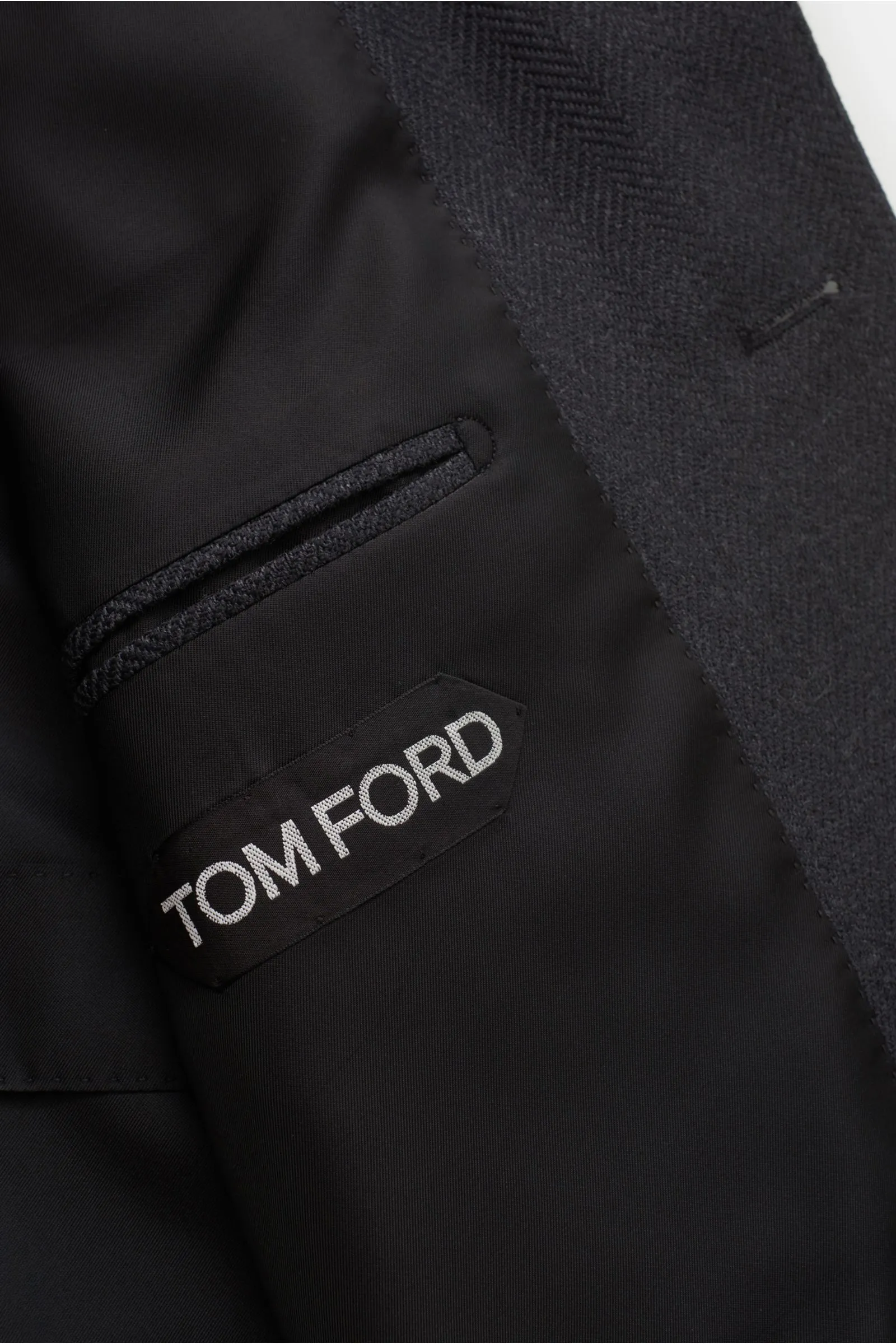 TOM FORD smart-casual jacket 'Shelton' dark grey