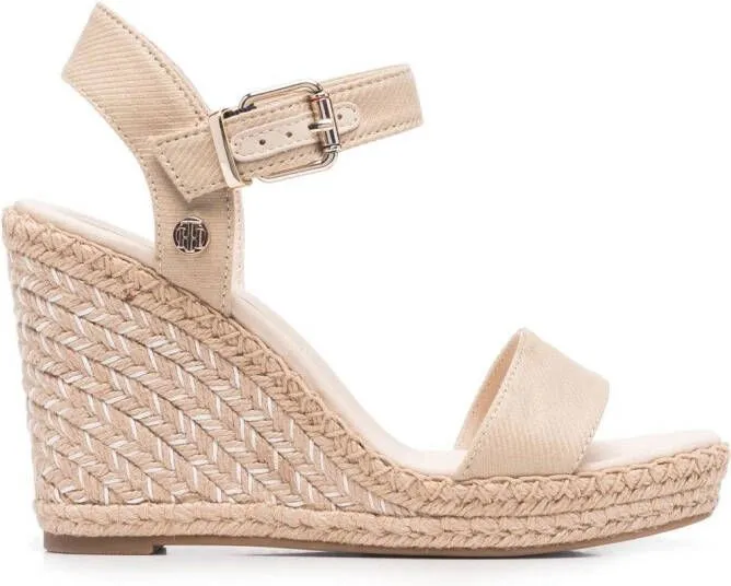 Tommy Hilfiger high wedge sandals Neutrals