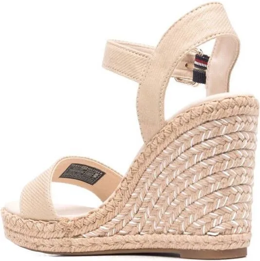 Tommy Hilfiger high wedge sandals Neutrals