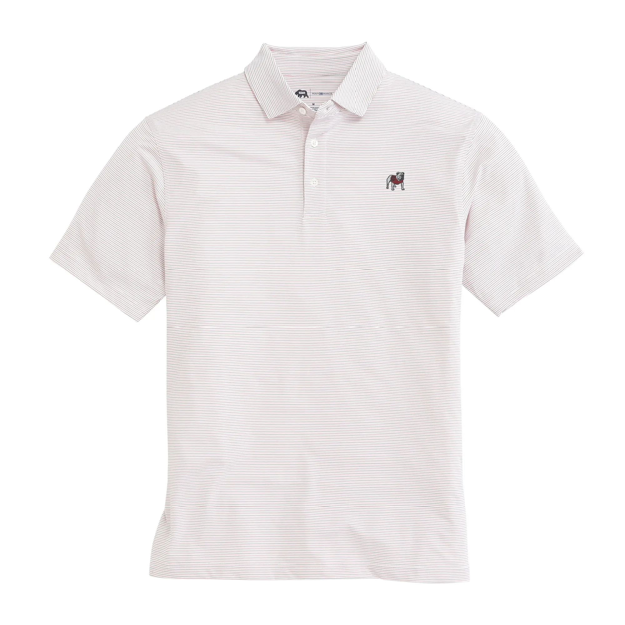 Tour Stripe Standing Bulldog Polo