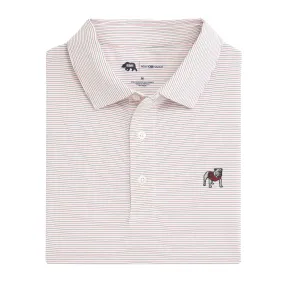 Tour Stripe Standing Bulldog Polo